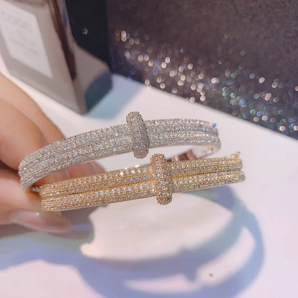 14k gold diamond bracelet - Picture 1 of 12